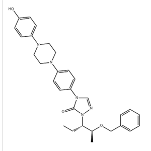 2-[(1S,2S)-1-ethyl-2-bezyloxypropyl]-2,4-dihydro-4-[4-[4-(4-hydroxyphenyl)-1-piperazinyl]phenyl]...