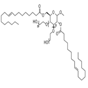 Etherate of D-glucopyranose-2,6-bisoleate and polyethylene oxide (2:1)