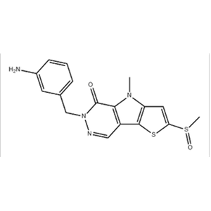 6-[(3-aMinophenyl)Methyl]-4,6-dihydro-4-Methyl-2-(Methylsulfinyl)-5H-Thieno[2',3':4,5]pyrrolo[2,3-d]pyridazin-5-one