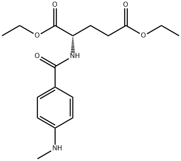  diethyl N-[4-(methylamino)benzoyl]-L-glutamate  