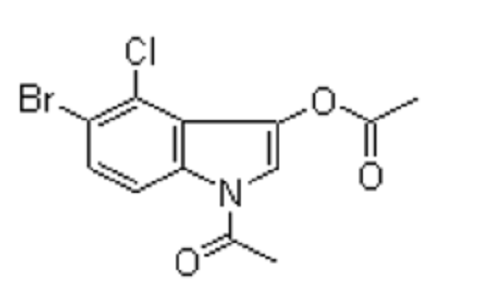 1-Acetyl-5-bromo-4-chloro-1H-indol-3-yl acetate