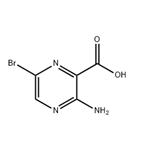 3-Amino-6-bromopyrazine-2-carboxylic acid pictures