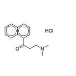 1-Propanone,3-(dimethylamino)-1-(1-naphthalenyl)-, hydrochloride (1:1)