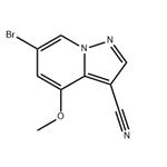 6-bromo-4-methoxypyrazolo[1,5-a]pyridine-3-carbonitrile