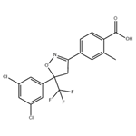 4-[5-(3,5-dichlorophenyl)-5-(trifluoromethyl)-4,5-dihydro-1,2-oxazol-3-yl]-2-methylbenzoic acid pictures