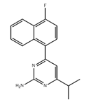 2-amino-4-(4-fluoronaphth-1-yl)-6-isopropylpyrimidine pictures