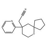 2-(9-(pyridin-2-yl)-6-oxaspiro[4.5]decan-9-yl)acetonitrile