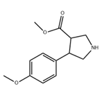 Trans-methyl 4-(4-methoxyphenyl)pyrrolidine-3-carboxylate