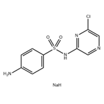 sodium N-(6-chloropyrazinyl)sulphanilamidate