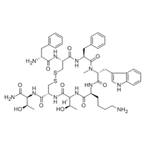 (D-PHE5,CYS6,11,N-ME-D-TRP8)-SOMATOSTATIN-14 (5-12) AMIDE