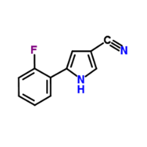 5-(2-fluorophenyl)-1H-pyrrole-3-carbonitrile