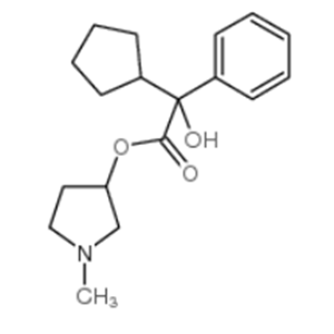  1-methylpyrrolidin-3-yl cyclopentylphenylglycolate