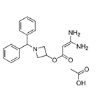 3,3-Diamino-2-propenoic acid 1-(diphenylmethyl)-3-azetidinyl ester acetate