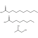 Decanoic acid, mixed diesters with octanoic acid and propylene glycol