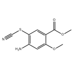 Methyl 4-amino-2-methoxy-5-thiocyanobenzoate pictures