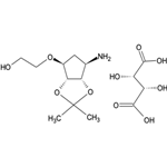 2-((3aR,4S,6R,6aS)-6-amino-2,2-dimethyltetrahydro-3aH-cyclopenta[d][1,3]dioxol-4-yloxy)ethanol L-tataric acid