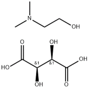 2-Dimethylaminoethanol (+)-bitartrate salt