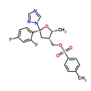 (5R-cis)-Toluene-4-sulfonic acid 5-(2,4-difluorophenyl)-5-(1H-1,2,4-triazol-1-yl)methyltetrahydrofuran-3-ylmethyl ester