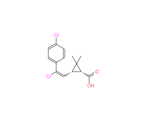 3-[2-chloro-2-(4-chlorophenyl)ethenyl]-2，2-dimethyl cyclopropane carboxylic acid