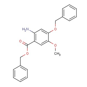 2-Amino-4-benzyloxy-5-methoxy-benzoic acid benzyl ester