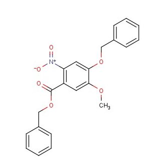 4-Benzyloxy-5-methoxy-2-nitro-benzoic acid benzyl ester