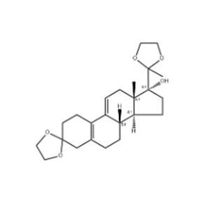 	3,20-Bis(ethylenedioxy)-19-norpregna-5(10)9(11)dien-17-ol