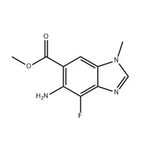 Methyl 5-amino-4-fluoro-1-methyl-1H-benzimidazole-6-carboxylate