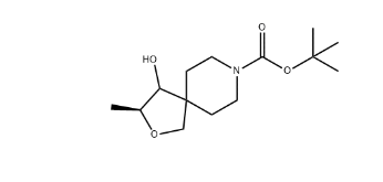 (3S)-tert-butyl 4-hydroxy-3-methyl-2-oxa-8-azaspiro[4.5]decane-8-carboxylate