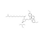 1-Pyrrolidinedodecanoic acid, 2-[[bis(4-methoxyphenyl)phenylmethoxy]methyl]-4-hydroxy-λ-oxo-, (2S,4R)-, compd. with N,N-diethylethanamine (1:1) pictures