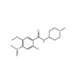 Benzamide, 2-fluoro-5-methoxy-N-(1-methyl-4-piperidinyl)-4-nitro- pictures