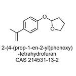 2-(4-(prop-1-en-2-yl)phenoxy)tetrahydrofuran pictures