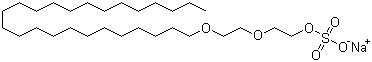 CAS # 68585-34-2, Sodium lauryl ether sulfate, (C10-C16) Alcohol ethoxylate sulfated sodium salt