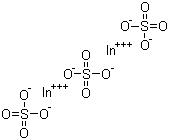 CAS # 13464-82-9, Indium sulfate, Diindium tris(sulphate), Indium (III) sulfate, Sulfuric acid indium(3+) salt (3:2)