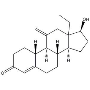 (17beta)-13-Ethyl-17-hydroxy-11-methylenegon-4-en-3-one