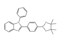 1-Phenyl-2-(4-(4,4,5,5-tetramethyl-1,3,2-dioxaborolan-2-yl)phenyl)-1H-benzo[d]imidazole