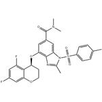1H-Benzimidazole-6-carboxamide, 4-[[(4S)-5,7-difluoro-3,4-dihydro-2H-1-benzopyran-4-yl]oxy]-N,N,2-trimethyl-1-[(4-methylphenyl)sulfonyl]- pictures