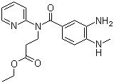 CAS # 212322-56-0, 3-[(3-Amino-4-methylaminobenzoyl)pyridin-2-ylamino]propionic acid ethyl ester