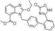 CAS # 147403-52-9, 1-[[2'-(2,5-Dihydro-5-oxo-1,2,4-oxadiazol-3-yl)[1,1'-biphenyl]-4-yl]methyl]-2-ethoxy-1H-benzimidazole-7-carboxylic acid methyl ester