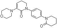 CAS # 545445-44-1, 5,6-Dihydro-3-(4-morpholinyl)-1-[4-(2-oxo-1-piperidinyl)phenyl]-2(1H)-pyridinone, 3-Morpholin-4-yl-1-[4-(2-oxopiperidin-1-yl)phenyl]-5,6-dihydro-1H-pyridin-2-one