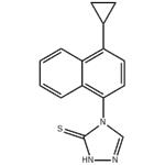 (4-(4-cyclopropylnaphthalen-1-yl)-1H-1,2,4-triazole-5(4H)-thione） pictures