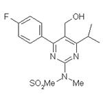 4-(4-fluorophenyl)-6-isopropyl-2-[(n-methyl-n-methylsulfonyl)amino]pyriminl-5-yl-methanol
