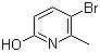 CAS # 54923-31-8, 3-Bromo-6-hydroxy-2-methylpyridine, 5-Bromo-6-methylpyridin-2-ol