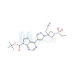 4-[1-[3-(cyanomethyl)-1-(ethylsulfonyl)-3-azetidinyl]-1H-pyrazol-4-yl]-7H-Pyrrolo[2,3-d]pyrimidine-7-carboxylic acid 1,1-dimethylethyl ester pictures