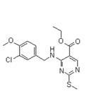 4-[[(3-Chloro-4-methoxyphenyl)methyl]amino]-2-(methylthio)-5-pyrimidinecarboxylic acid ethyl ester pictures