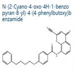 N-(2-Cyano-4-oxo-4H-1-benzopyran-8-yl)-4-(4-phenylbutoxy)benzamide pictures