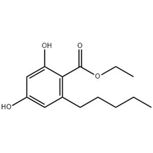 BENZOIC ACID, 2,4-DIHYDROXY-6-PENTYL-, ETHYL ESTER