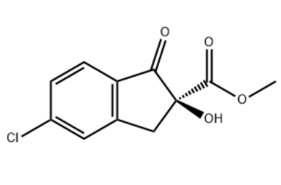 (2S)-Methyl 5-chloro-2,3-dihydro-2-hydroxy-1-oxo-1H-indene-2- carboxylate