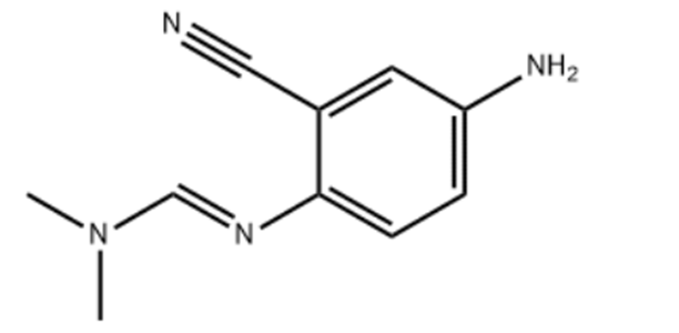 (E)-N'-(4-amino-2-cyanophenyl)-N,N-dimethylformimidamide