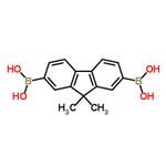 (9,9-Dimethyl-9H-fluorene-2,7-diyl)diboronic acid pictures