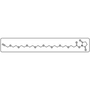 Propargyl-PEG8-NHS ester